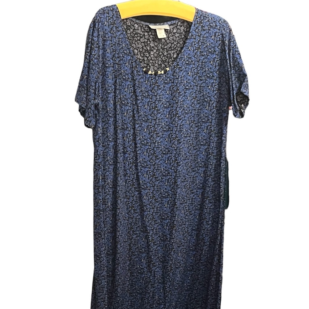 Carol Anderson vintage long maxi dress.100% Rayon. Pull on dress Size 22